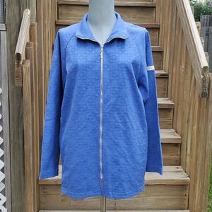 St. John Sport by Marie Gray | Geometric Zip-up Jacket